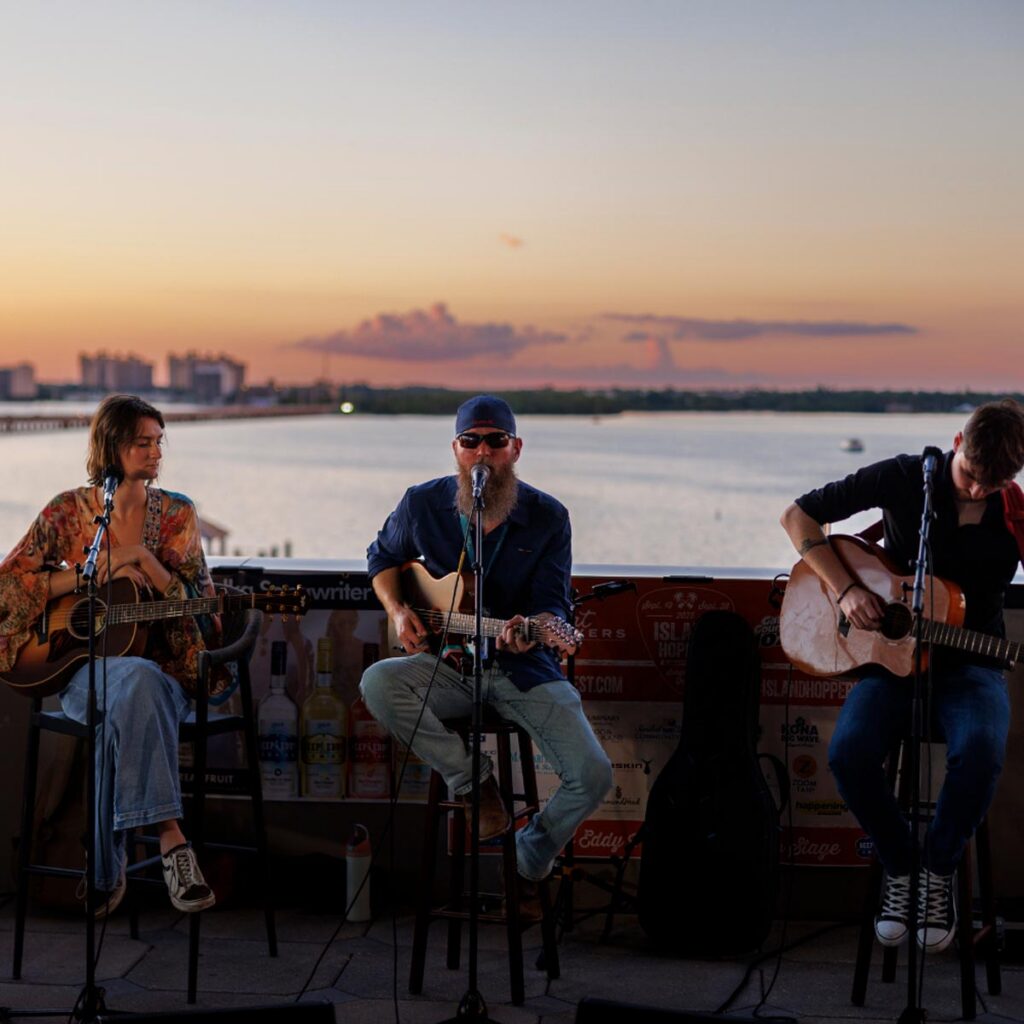 Enjoy a free evening of live music on the fourth-floor pool deck September 24. Photo courtesy of Luminary Hotel & Co.