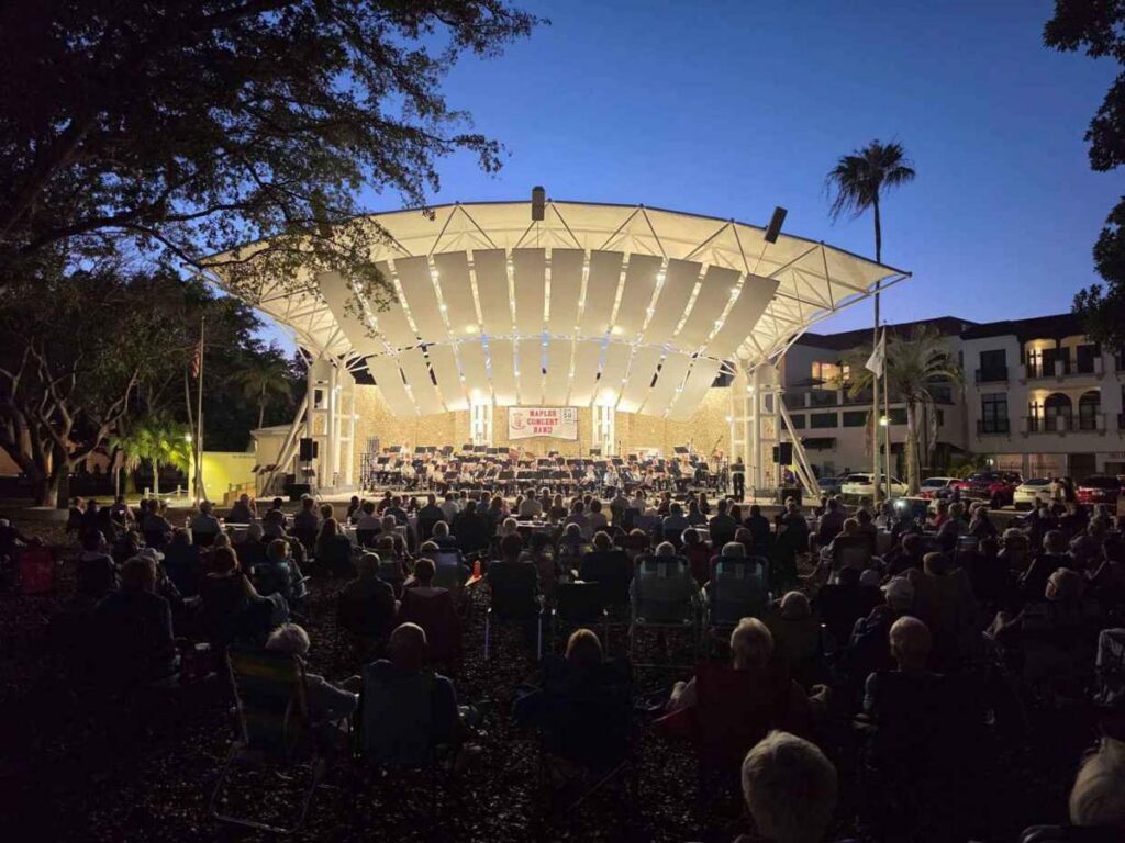 Enjoy "Italian Masterpieces and American Pride" at the Cambier Park Bandshell November 1. Photo courtesy of the Naples Concert Band